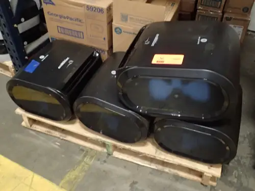 (3) Pallets Assorted Tissue Paper Dispensers