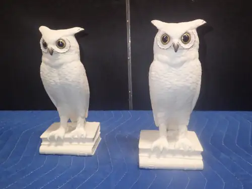 Boehm Pair of Owl Bookends 10 x 4 inches 