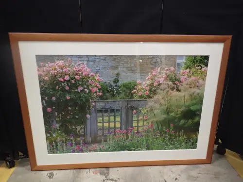 (1) 44" X 62" Easton Walled Gardens in Lincolnshire Medium Framed Artwork by Nichols, Clive