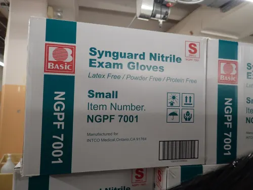105 Cases of Large Synguard Nitrile Exam Gloves (Expire)
