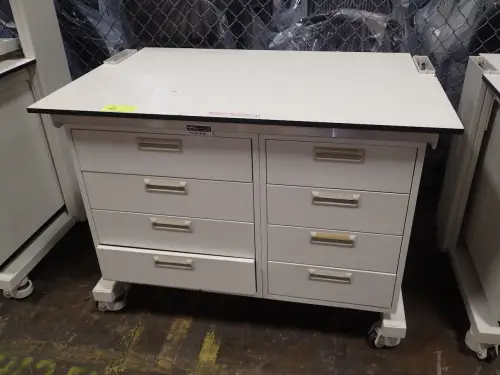(1) Laboratory Storage Cabinet On Casters