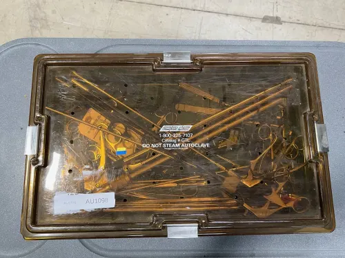 Brass Surgical Dilator Set in Sterilization Case
