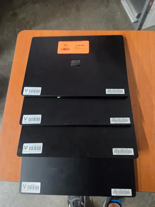 (4) Assorted Microsoft Surface Laptop Computers (Digitally Sanitized | Includes Hard Drive