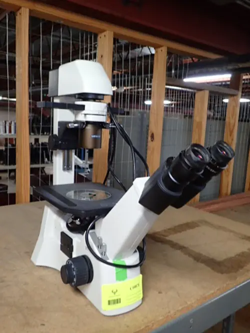 (1) Motic AE30 Converted Microscope With (3) Objectives