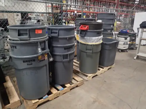 (27) Assorted Trash Cans
