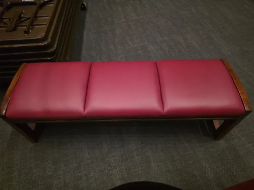 (2) Red Benches