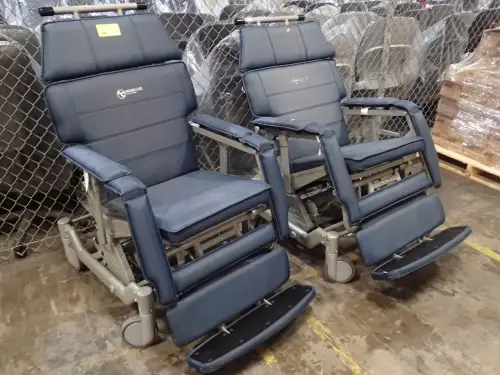 (2) Human Care Patient Transfer Chairs