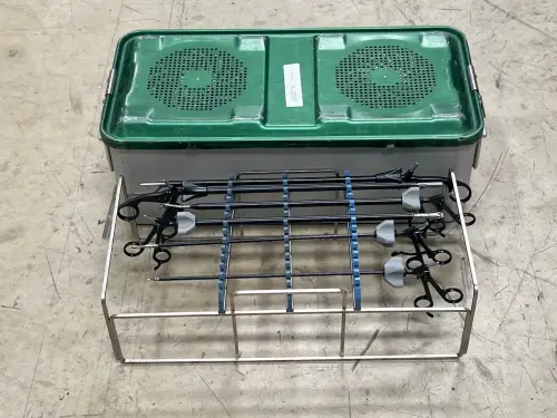 Laparoscopic Trocar and Cannula Set in Sterilization Case