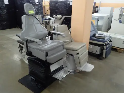(6) Assorted Powered exam Chairs