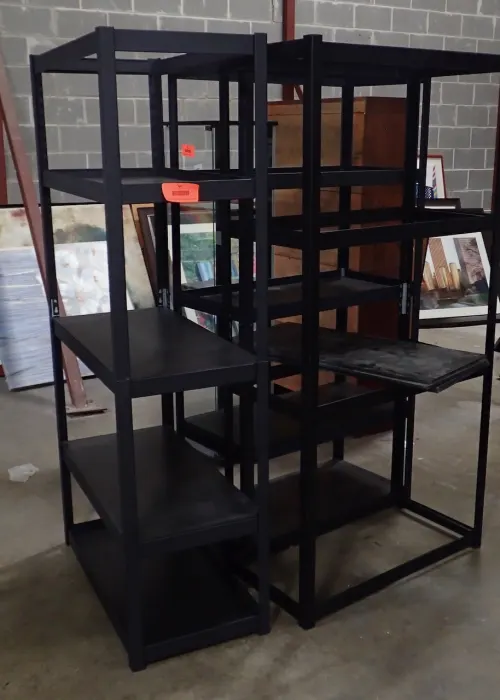 (3) Metal Shelving Racks