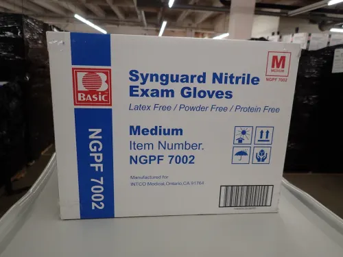 105 Cases of Medium Synguard Nitrile Exam Gloves (Expire)