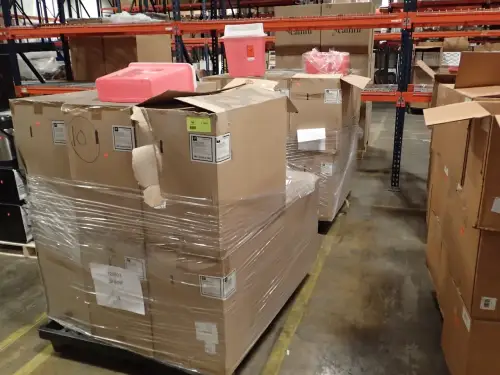 (2) Pallets Assorted Sharps Containers