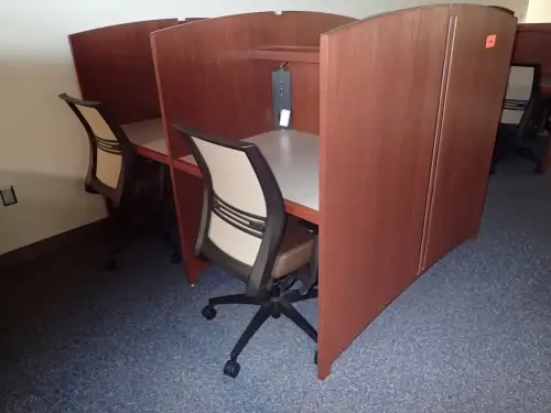 Wooden Double Sided Study Carrel (1st Floor East)