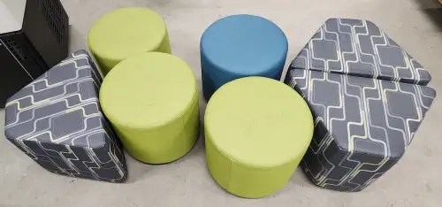 Assorted Ottomans and Stools