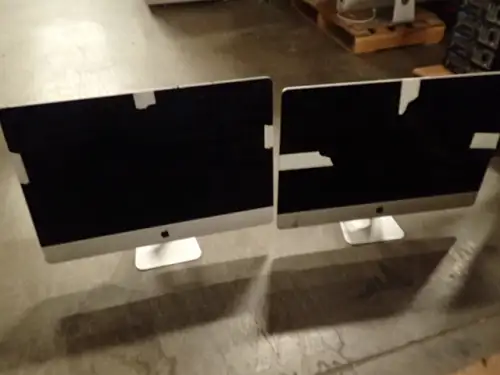 (2) Apple iMac Computers (Hard Drives Removed)