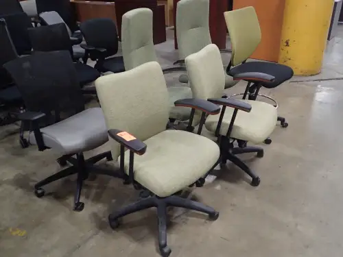 (6) Assorted Rolling Chairs