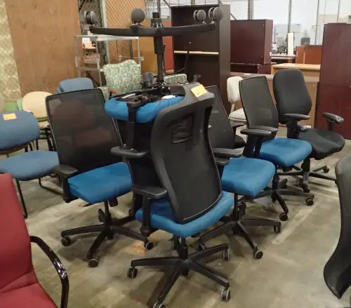 (9) Assorted Rolling Chairs