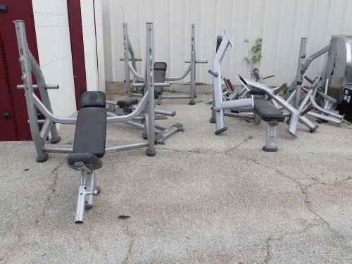 (4) Life Fitness Weight Benches