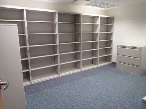 (19) Assorted File Cabinets & Bookcases (1st Floor East)