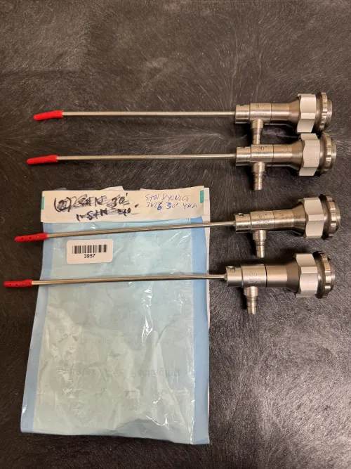 (4) Dyonics 30 Degree 4mm Rigid Scopes