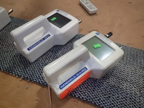 (2) Lighthouse Worldwide 3016 Handheld Airborne Particle Counters 