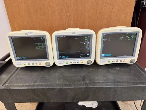 (3) GE Dash 4000 Patient Monitors