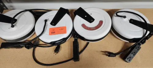 (4) Dayton 30 ft. outlet reels