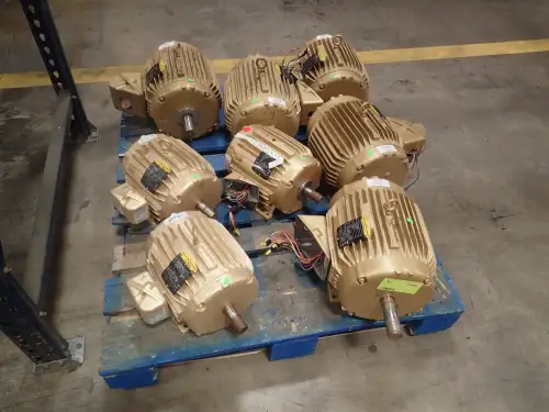 (8) Assorted Baldor Motors