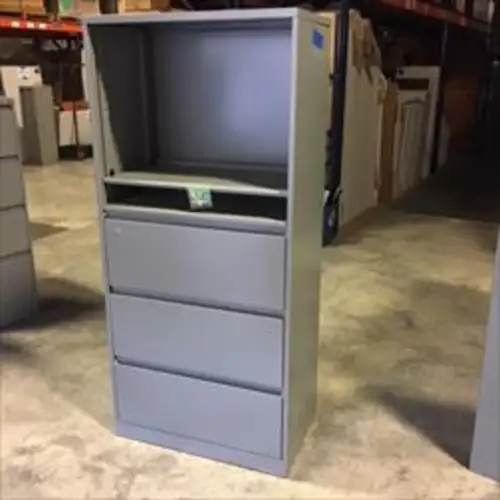 (24) Three High Cabinets