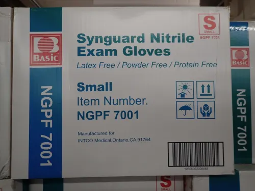 105 Cases of Large Synguard Nitrile Exam Gloves (Expire)