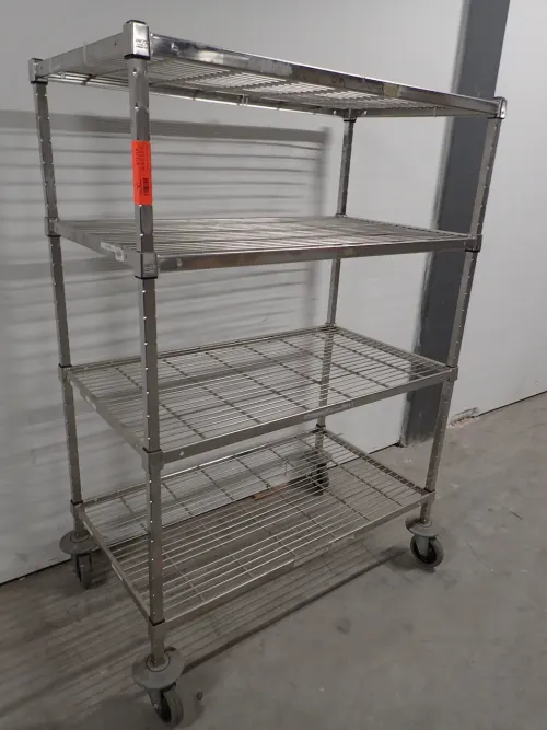 Amco Stainless Steel Rack on Casters 41.5" x 23.5"