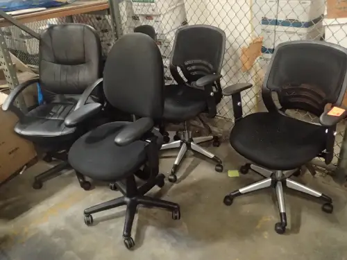 (5) Assorted Rolling Chairs