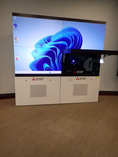 (1) Mitsubishi Electric SC=62WE75UF Display Wall