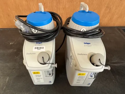 (2) Draeger D-Vapor Desflurane
