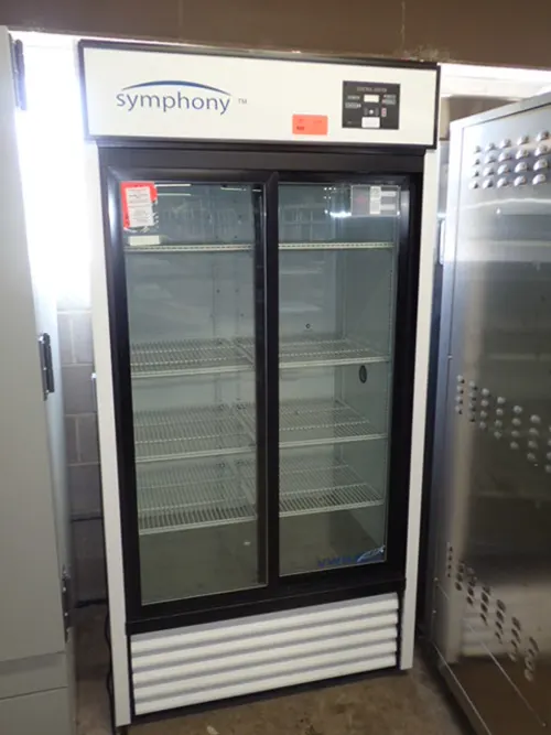 (1) VWR Symphony Glass Door Lab Refrigerator