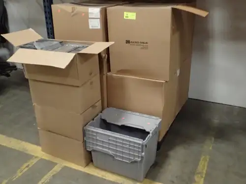 (8) Acro-Mills Storage Containers