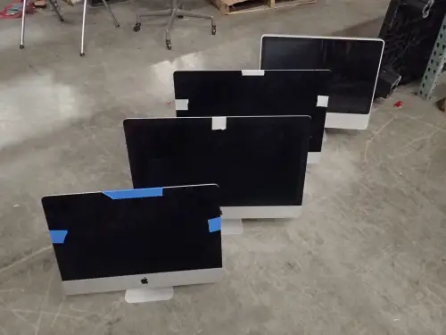 (4) Assorted iMac Computers (HARD DRIVES REMOVED)