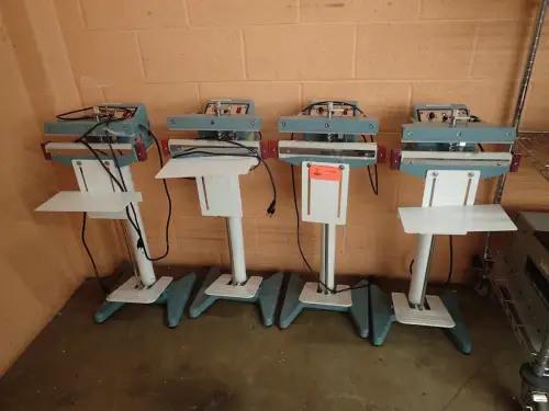 (4) U-Line H-87 Impulse Foot Sealers