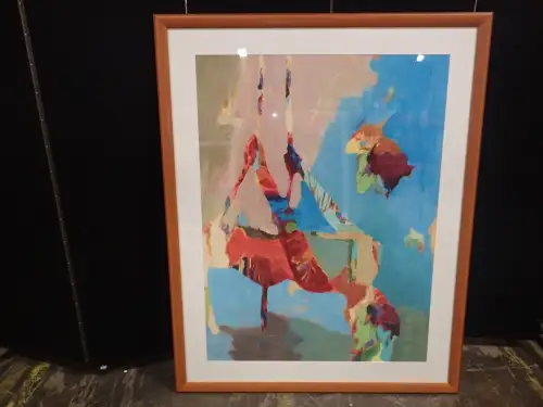 (1) 68" X 48"  Large Framed Artwork