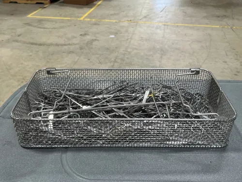 Mixed Surgical Instruments and Retractors Tray