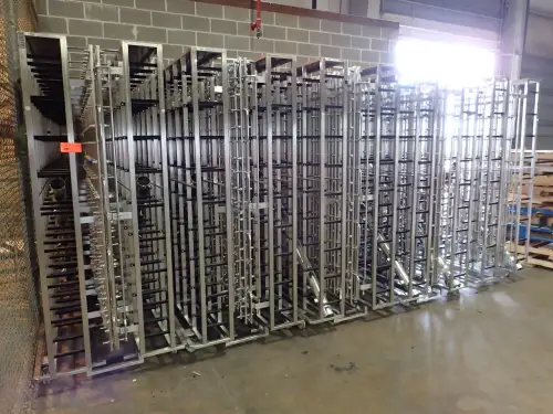 (9) Tecniplast IVC Racks On Casters