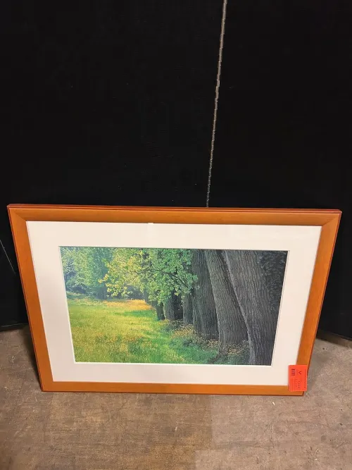 (1) 24" x 32" Edge of the Woods by Busselle Framed Artwork 