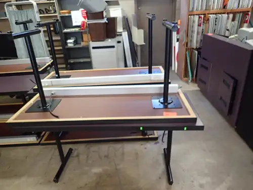 (5) Work Tables w/ Power Strips