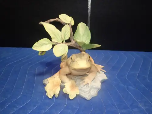 Cybis American Bullfrog Enchanted Prince 6.5 x 6 inches 