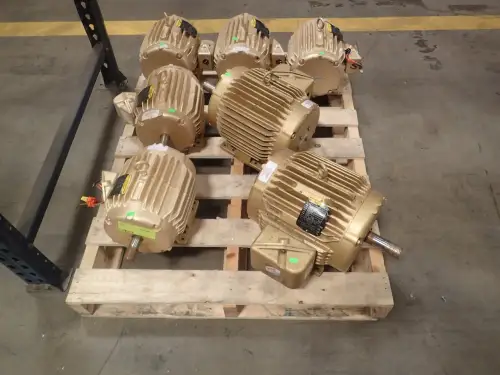 (7) Assorted Baldor Motors