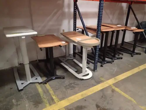 (11) Assorted OverBed Tables