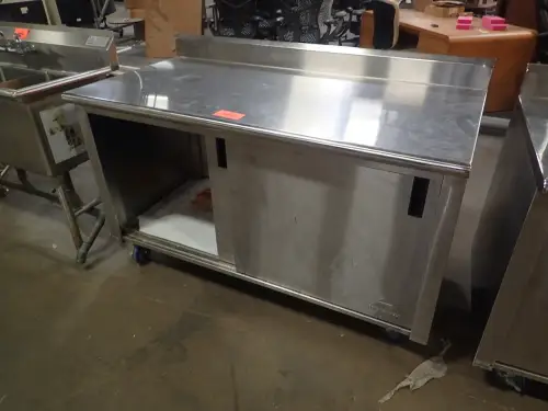 (1) Stainless Steel Prep Table