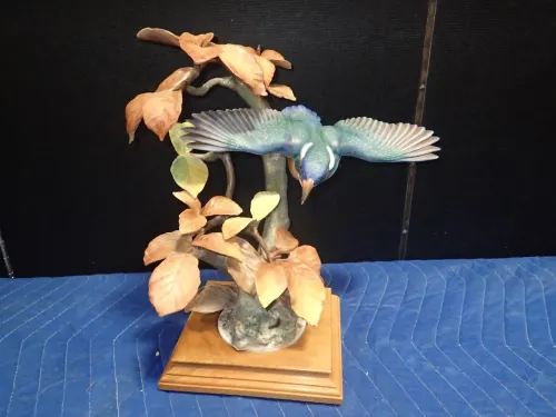 Dorothy Doughty Kingfisher and Autumn Beech 13 x 12 inches