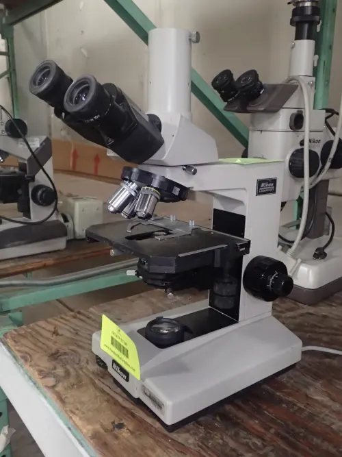 (1) Nikon Labophot Microscope With (3) Objectives