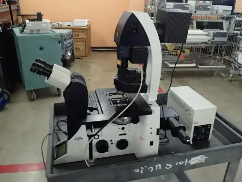(1) Leica DMI6000CS Microscope With (4) Objectives